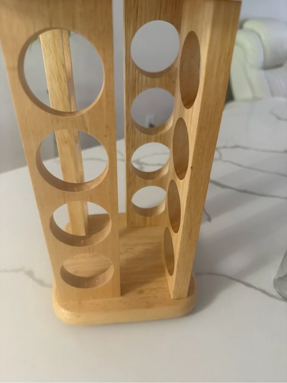 Vintage M. Kamenstein Wooden 16 Jar Revolving Spice Rack